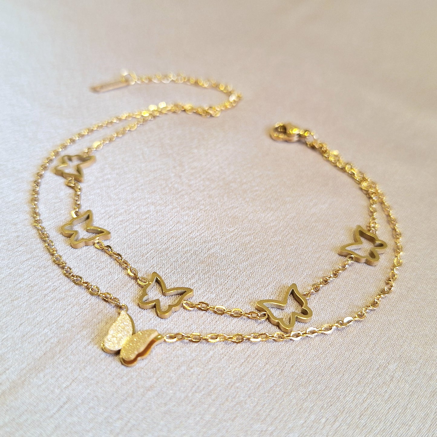 70141  Gold Plated Anklet