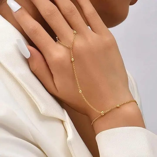 00009 Gold Plated Hand Chain
