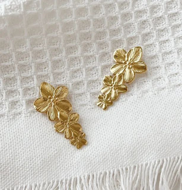 40407 gold plated Earrings