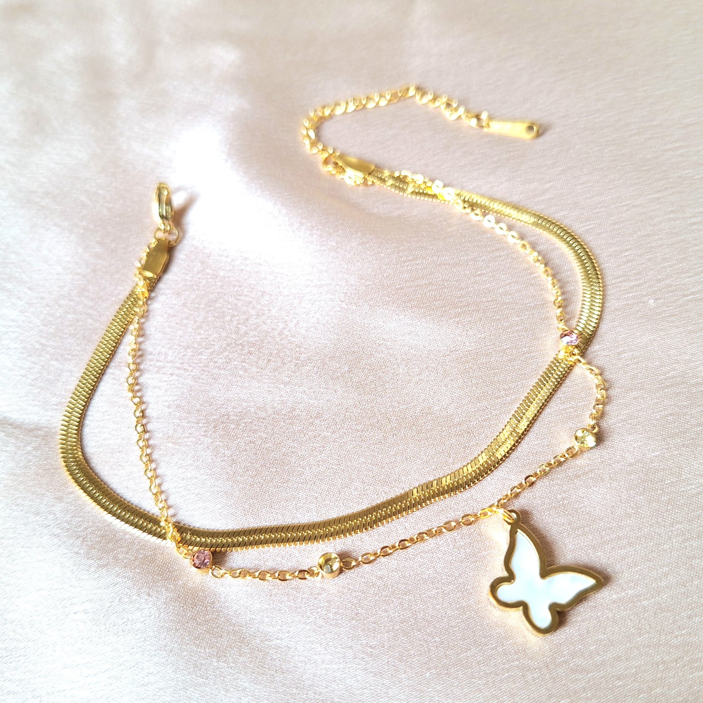 70154 Gold Plated Anklet