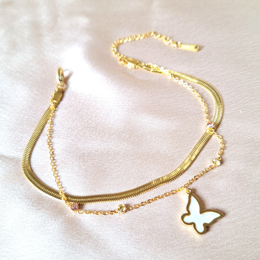 70154 Gold Plated Anklet