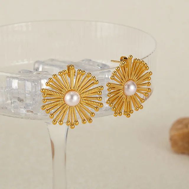 40382 gold plated Earrings