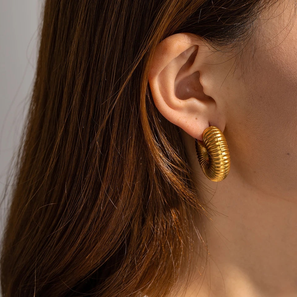 40190 Gold Plated Earrings