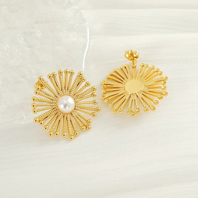 40382 gold plated Earrings