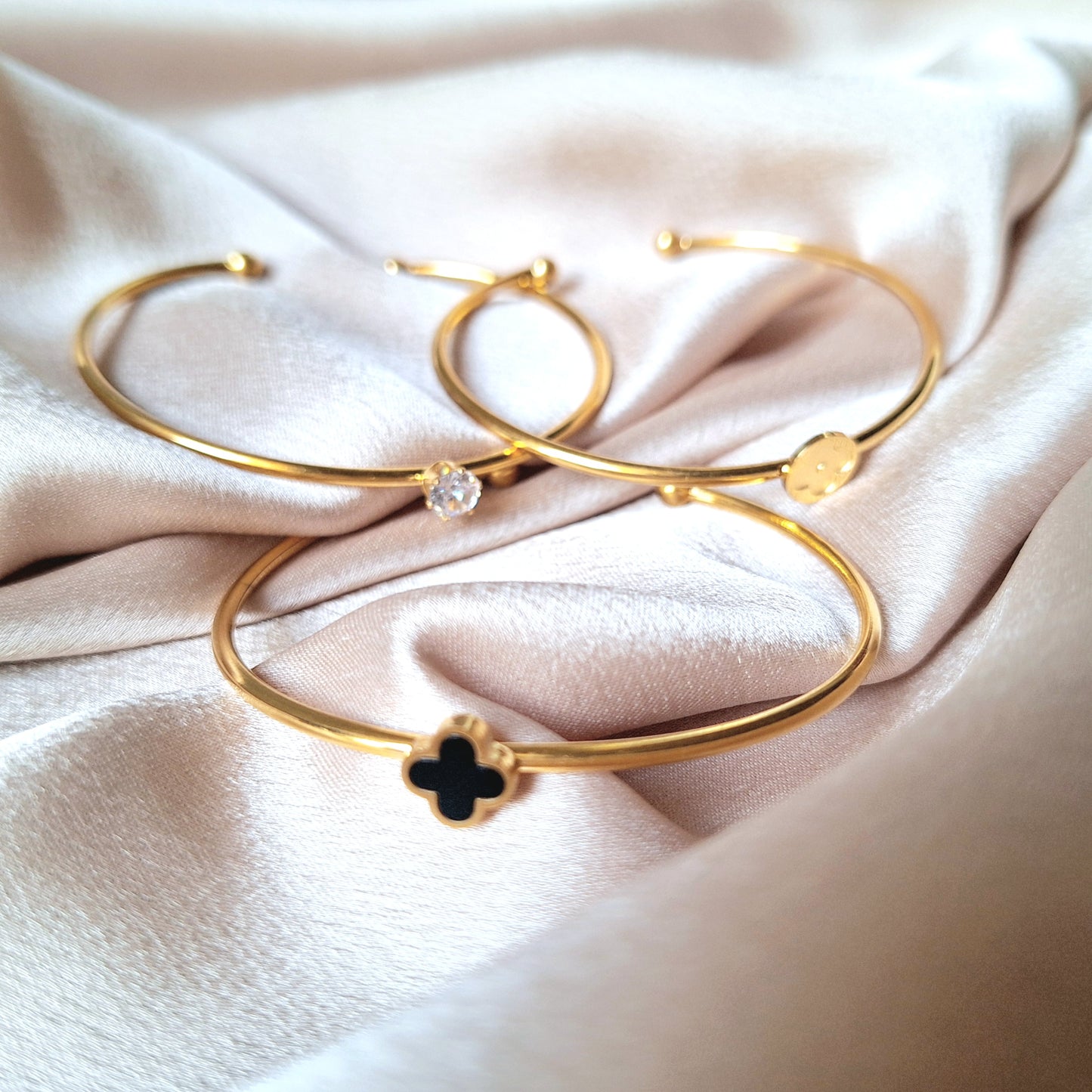 20182 Gold Plated Bangle Set