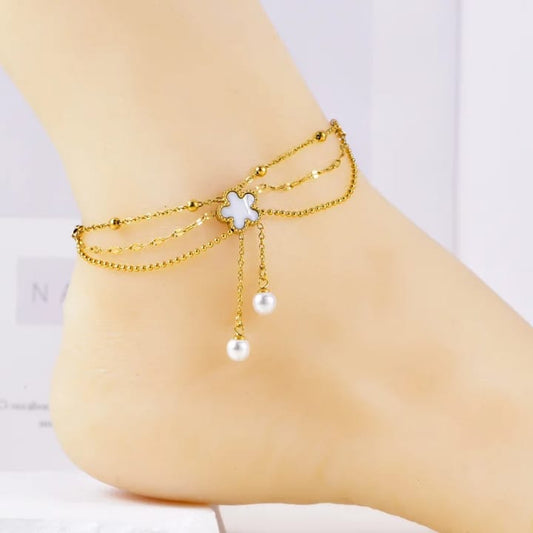 70203 Gold Plated Anklet