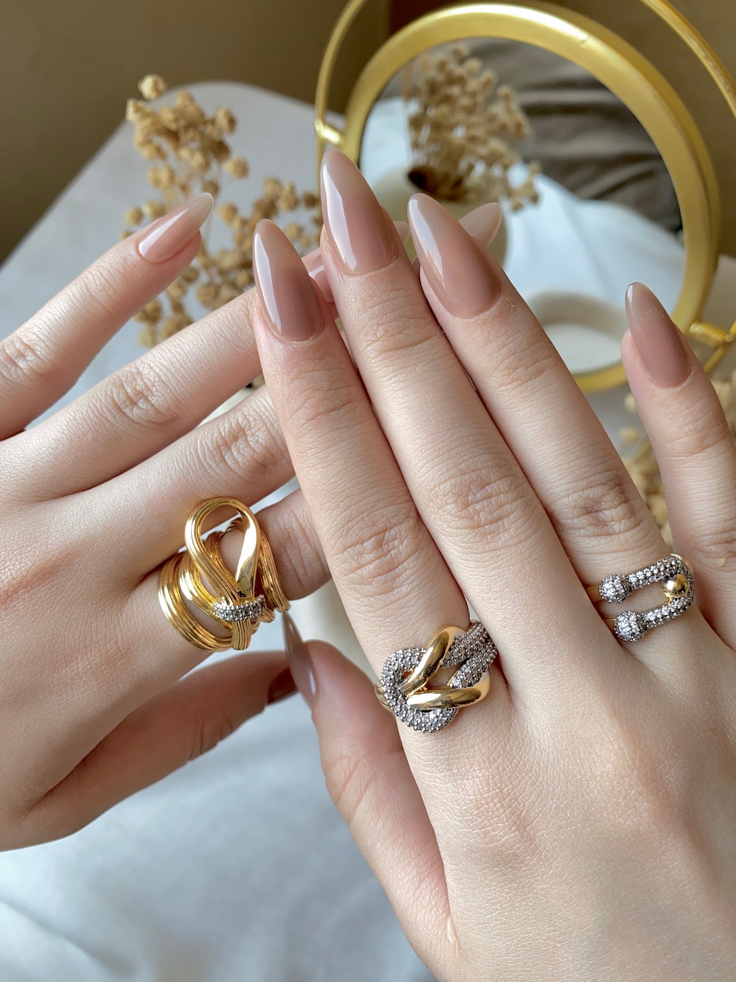 #50013 Copper Gold Plated Ring