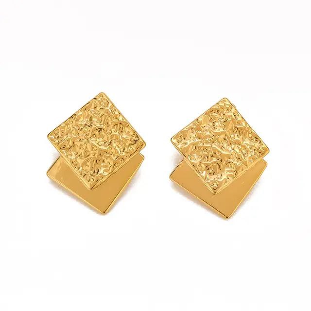 40421 gold plated Earrings