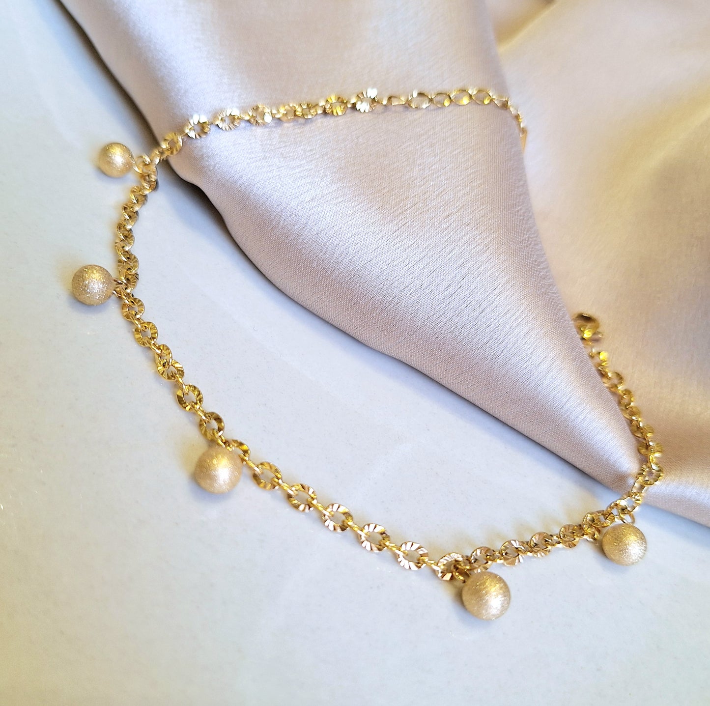 70156 Gold Plated Anklet