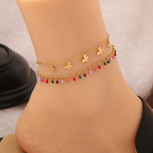 70184 Gold Plated Anklet