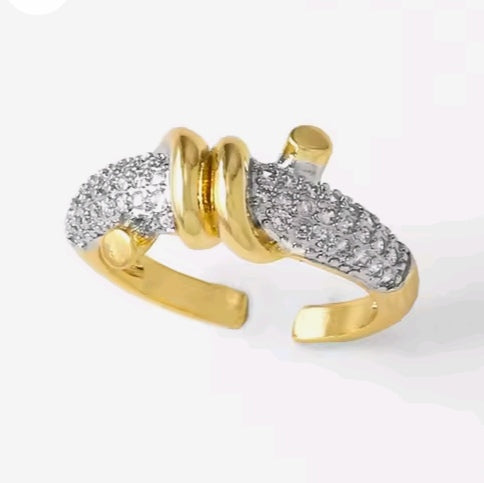 #50002 Copper Gold Plated Ring