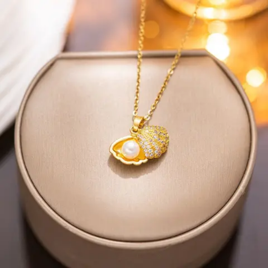 #10008 Copper Gold Plated Necklace