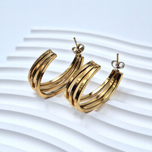 40319 gold plated Earrings