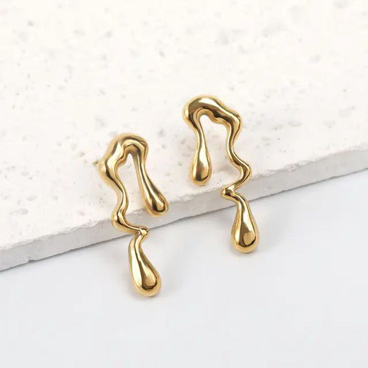 40357 gold plated Earrings