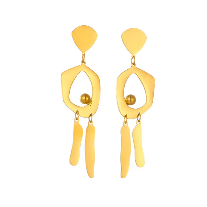 40437 gold plated Earrings