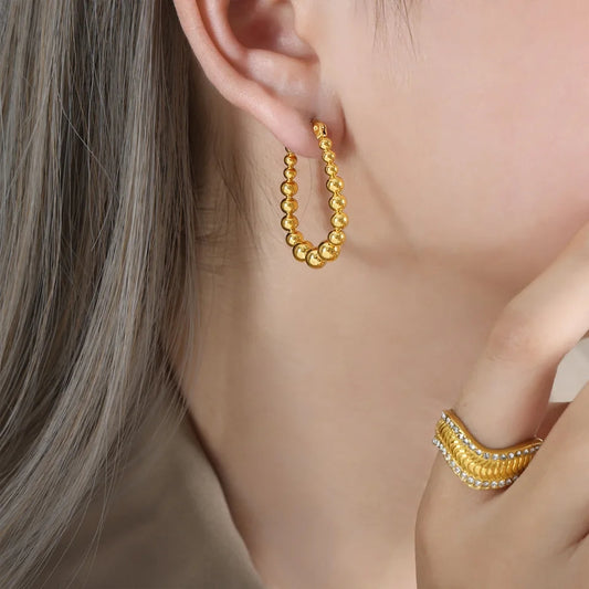 40167 Gold Plated Earrings