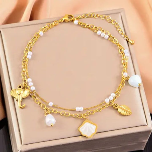 70193 Gold Plated Anklet